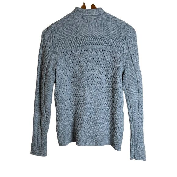 L.L. Bean 100% cotton grey cardigan. Size small - Picture 7 of 8